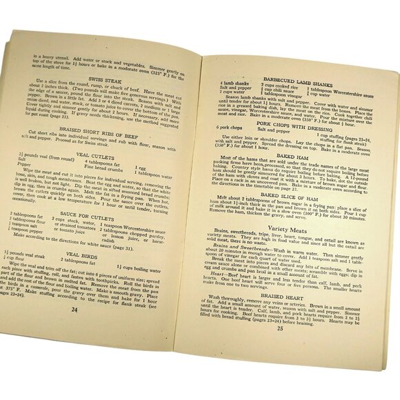 Metropolitan Life Cook Book 1948 Mid-Century Recipes Insurance Promo 56 Pages - Picture 4 of 6